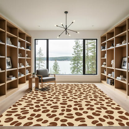 Tan Animal Spots Rug
