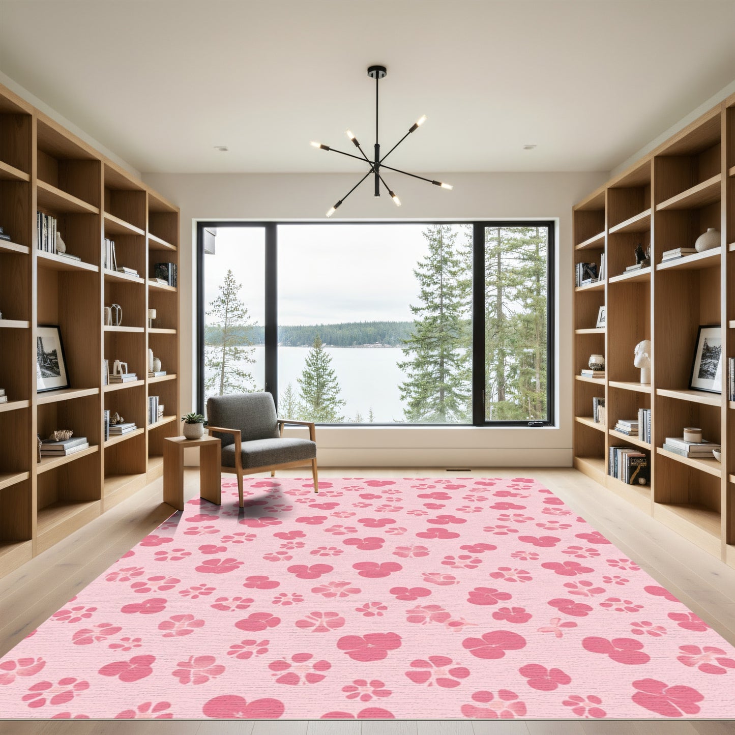 Pink Blossom Scatter Rug
