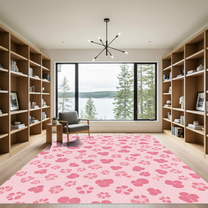 Pink Blossom Scatter Rug