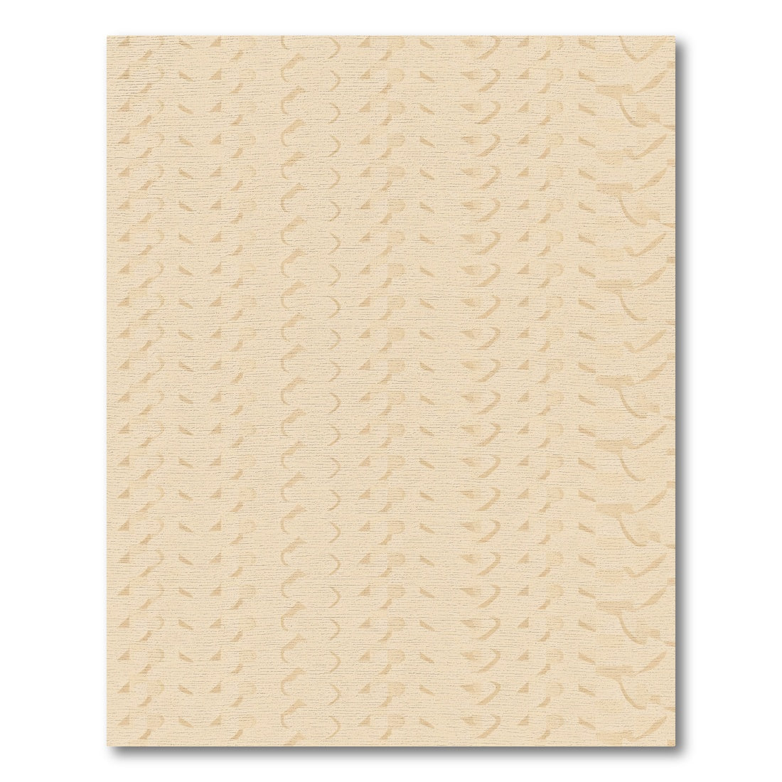 Soft Beige Repeating Arch Rug