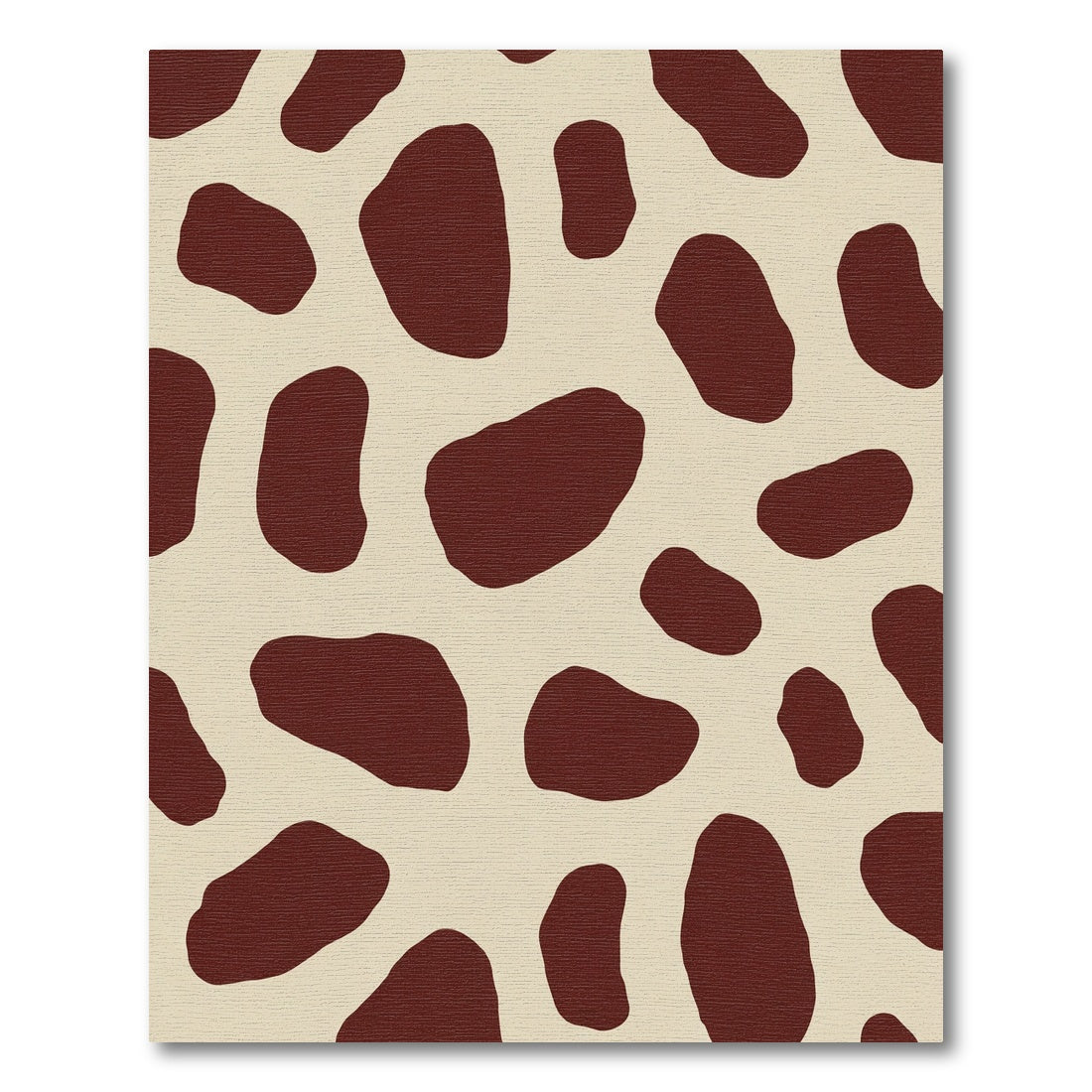Cow Spot Chocolate Cream Spots Rug