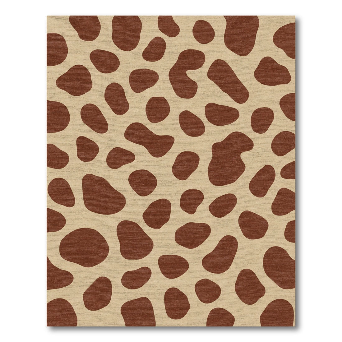 Natural Brown Giraffe Spots Rug