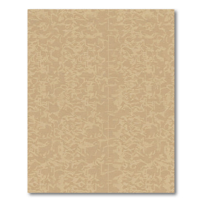 Textured Beige Abstract Linear Rug