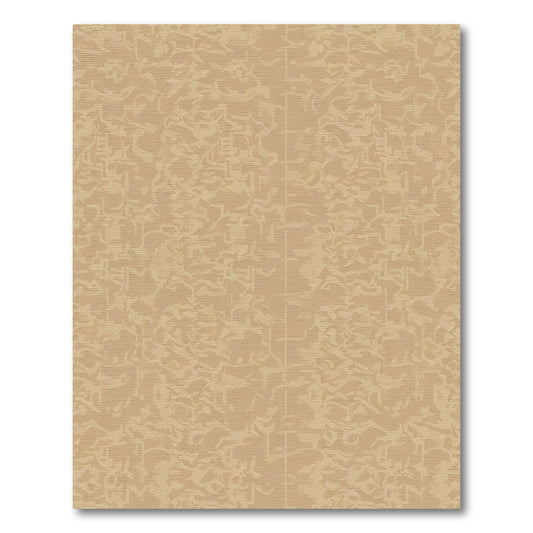 Textured Beige Abstract Linear Rug