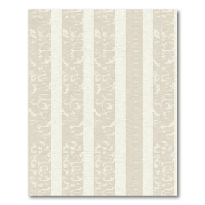 Neutral Abstract Vertical Stripe Rug