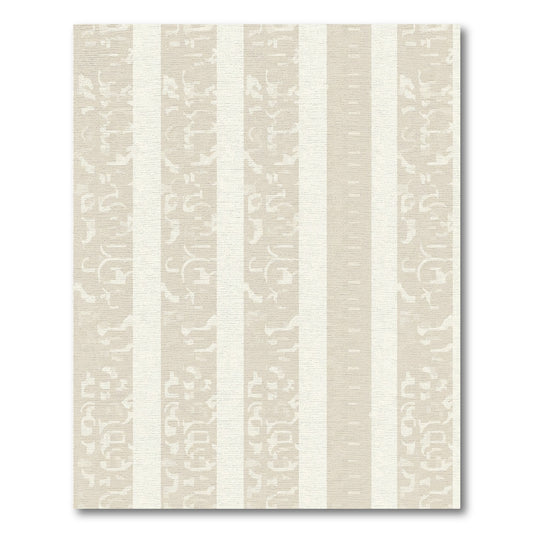 Neutral Abstract Vertical Stripe Rug