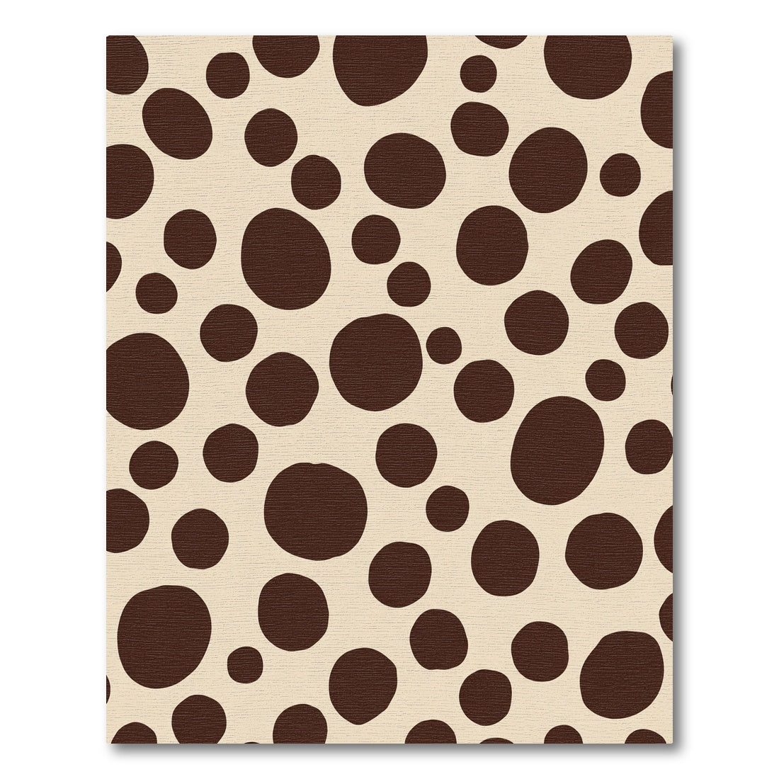 Brown Dot Scatter Rug