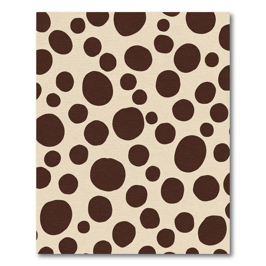 Brown Dot Scatter Rug