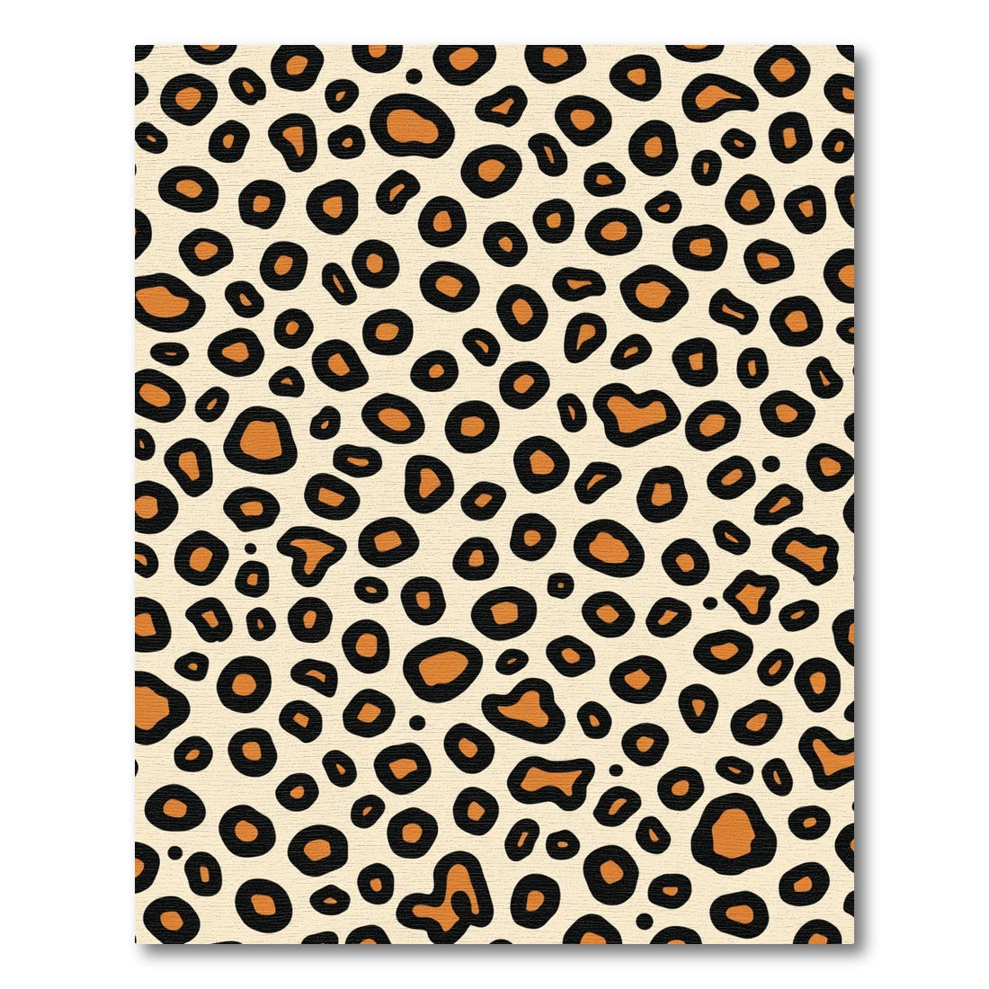 Bold Amber Black Spots Rug