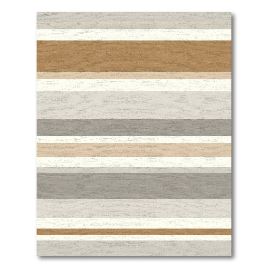Natural Hue Contemporary Linear Rug