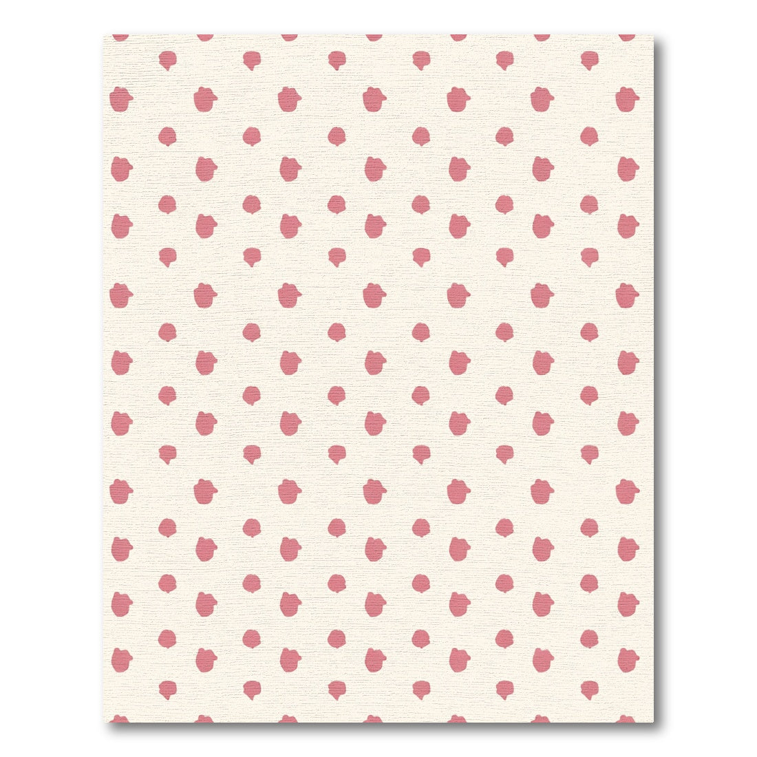 Delicate Rose Pink Misted Dots Rug