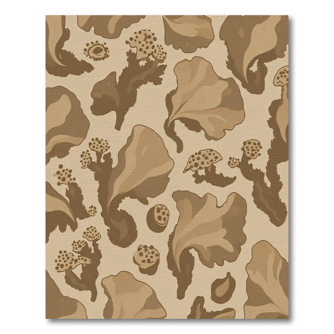 Earth Tones Natural Organic Elements Rug