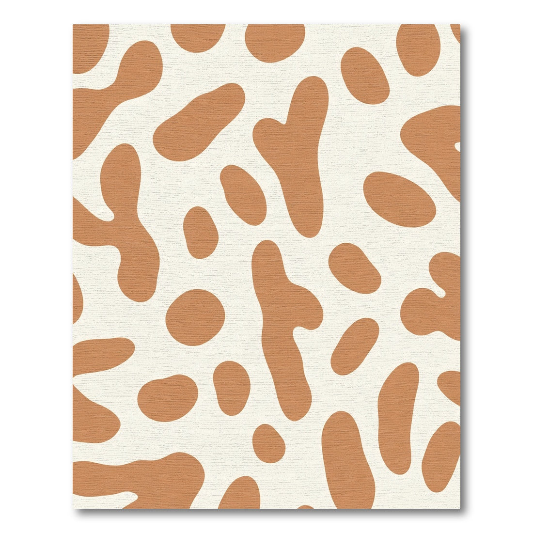 Cream Amber Organic Blob Rug