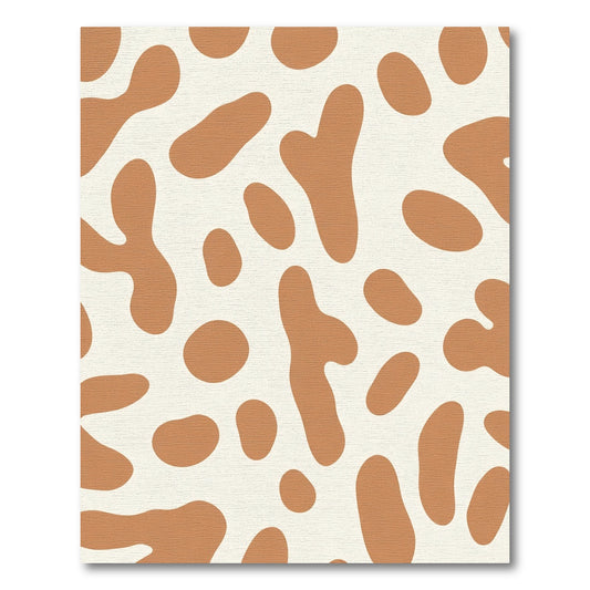 Cream Amber Organic Blob Rug