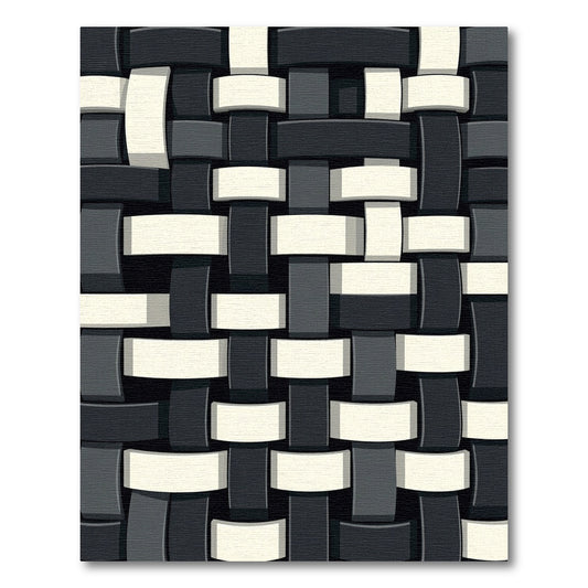 Monochromatic Woven Texture Rectangular Rug