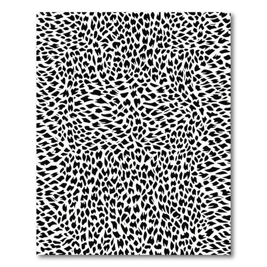 Monochromatic Animalistic Spots Rug