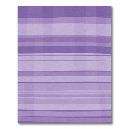 Soft Lavender Gradient Stripe Rug