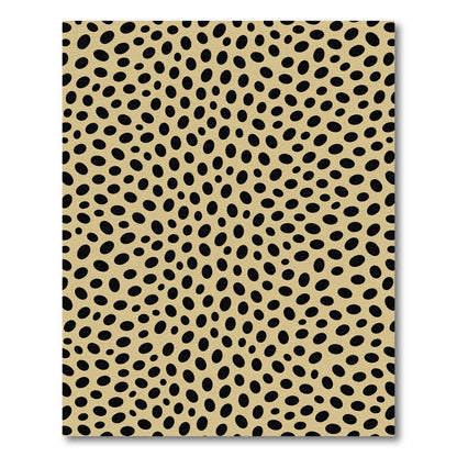 Tan Black Speckled Spot Rug