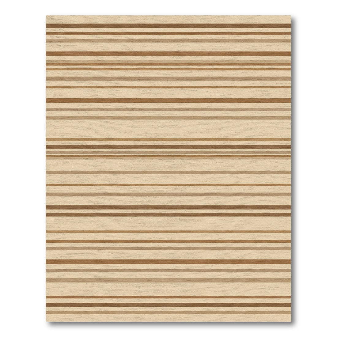 Tan Chocolate Horizontal Dash Rug