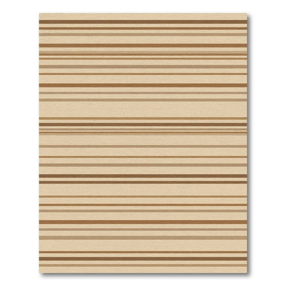Tan Chocolate Horizontal Dash Rug