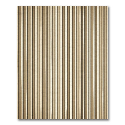 Neutral Taupe Vertical Stripe Rug