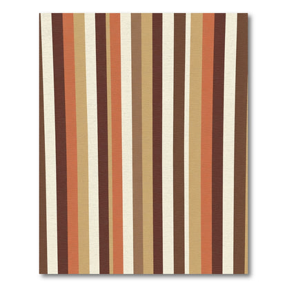 Russet Amber Vertical Lines Rug