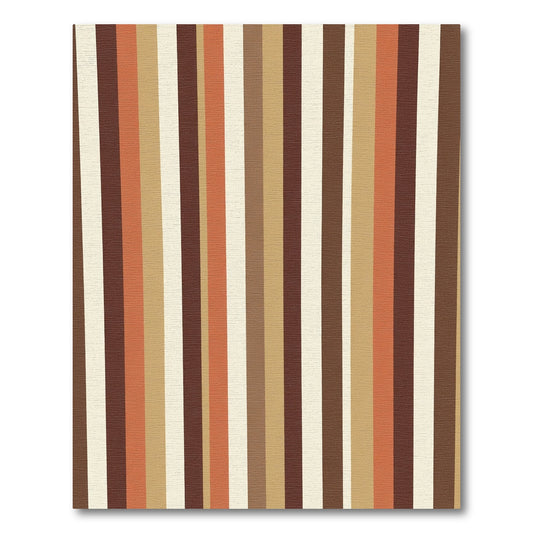 Russet Amber Vertical Lines Rug
