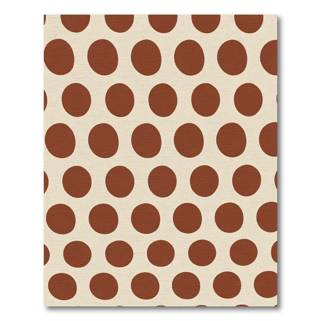 Brown Polka Dot Background Rug