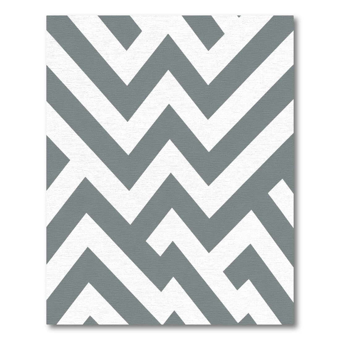Gray White Geometric Maze Rug