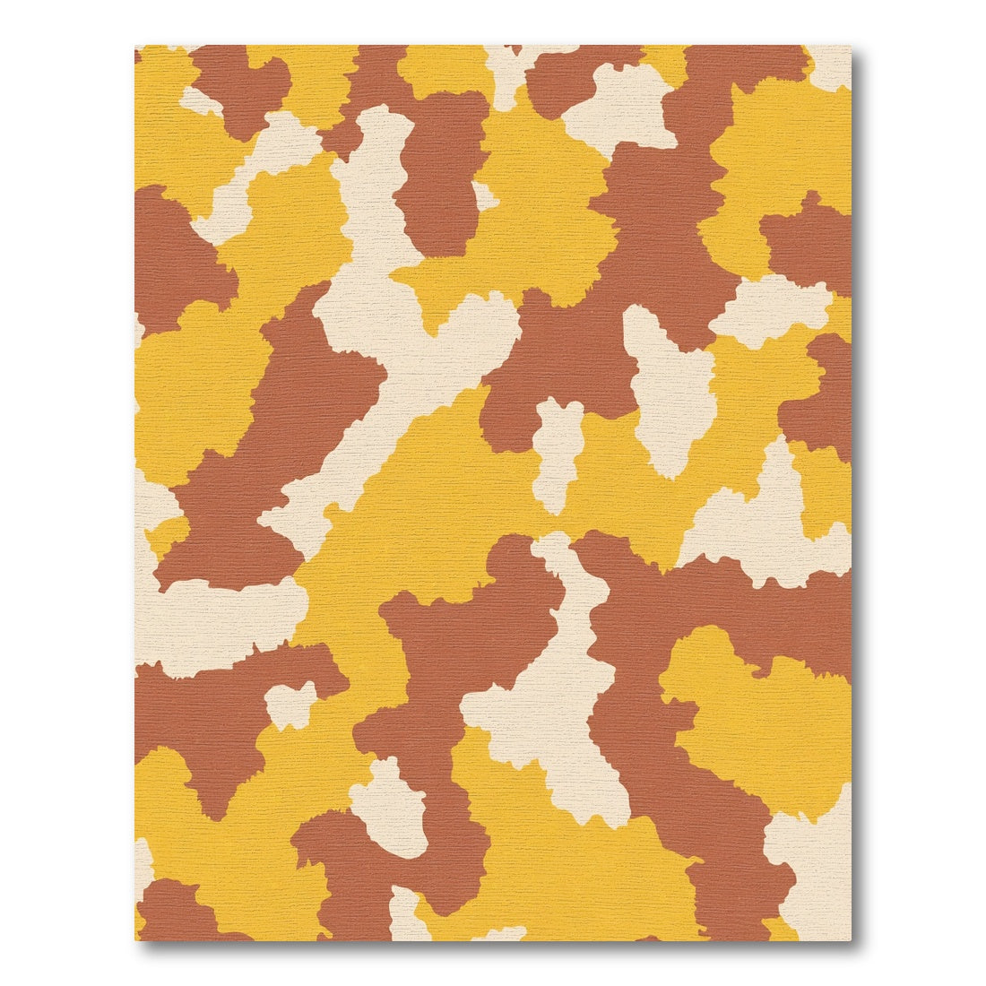Desert Camouflage Splatter Texture Rug