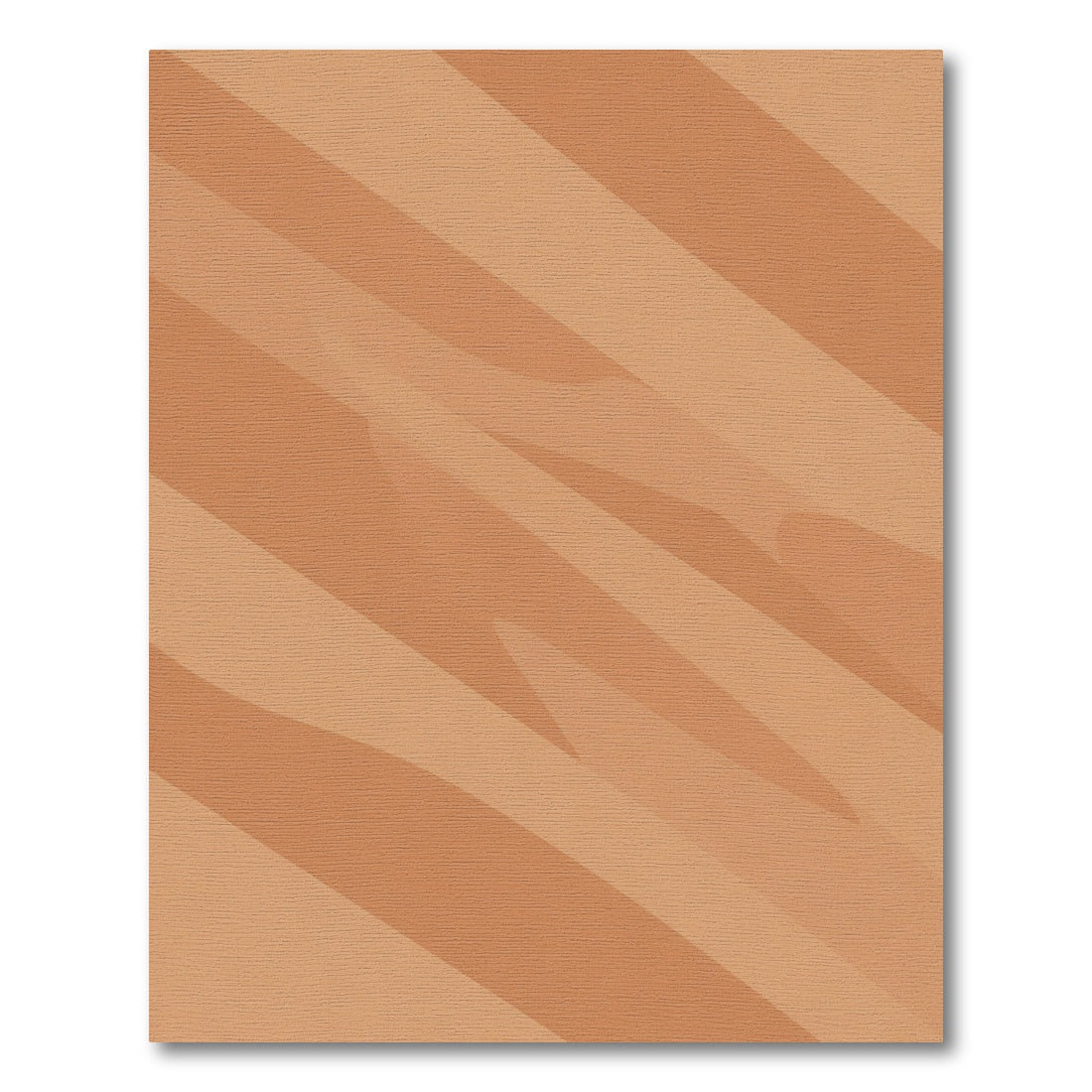 Warm Earth Tone Diagonal Stripes Rug