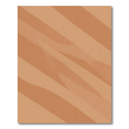 Warm Earth Tone Diagonal Stripes Rug
