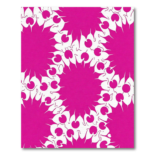 Vibrant Fuchsia Mandala Bloom Rug