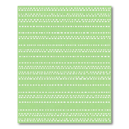 Light Green Horizontal Dotted Lines Rug