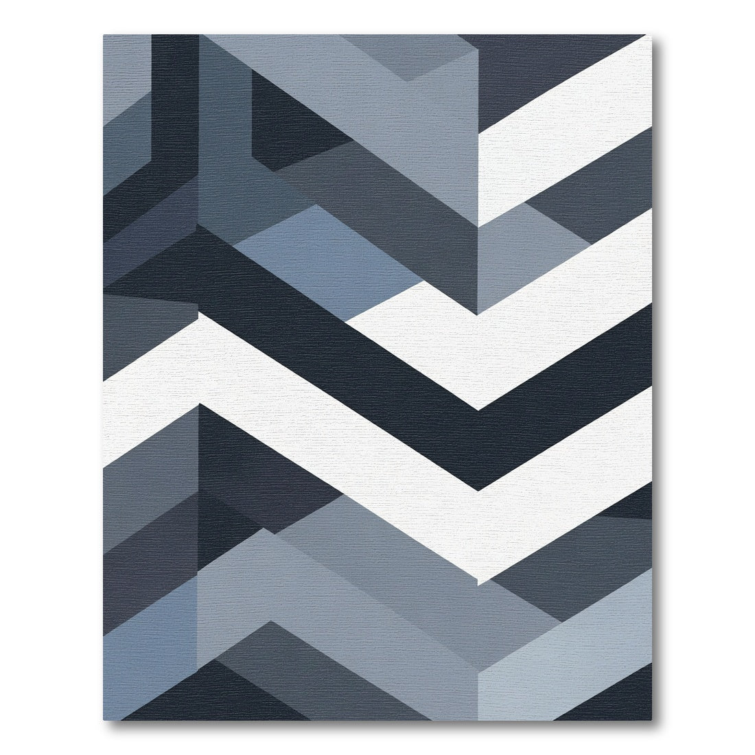 Monochromatic Geometric Angled Layers Rug