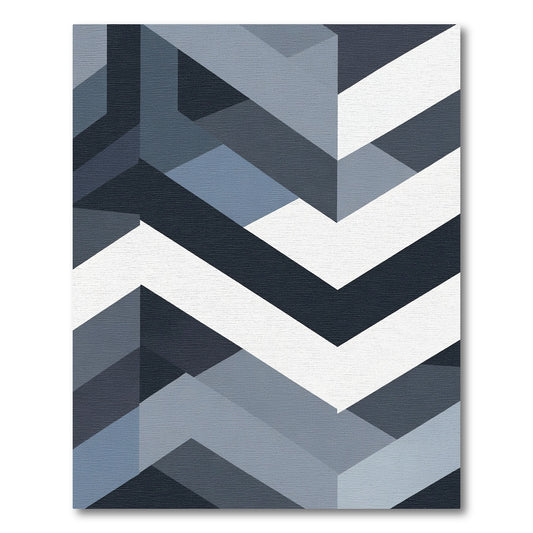 Monochromatic Geometric Angled Layers Rug