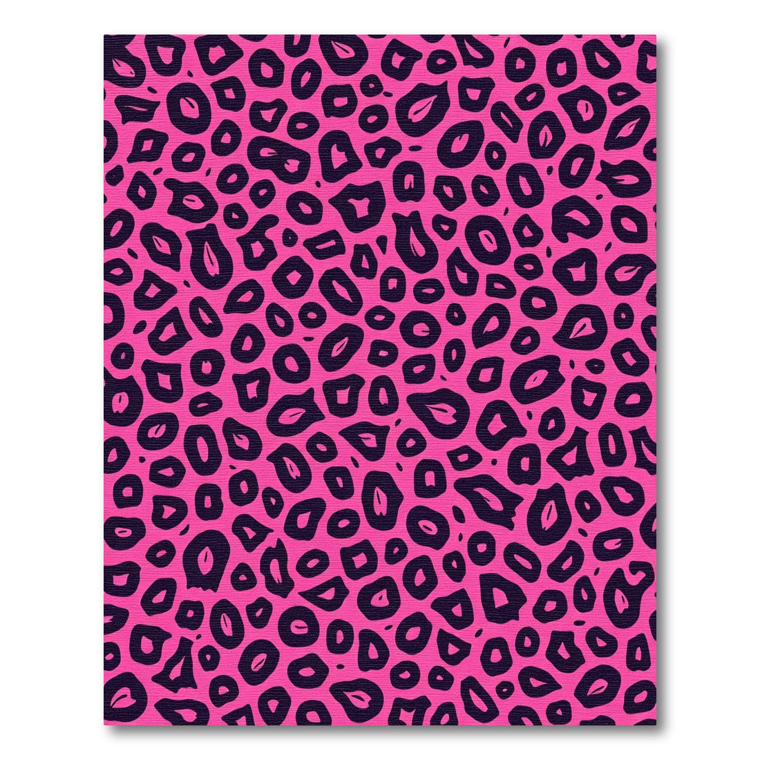 Hot Pink Leopard Spots Rug