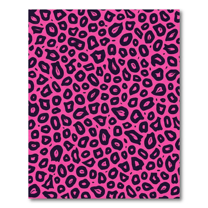 Hot Pink Leopard Spots Rug