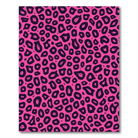 Hot Pink Leopard Spots Rug