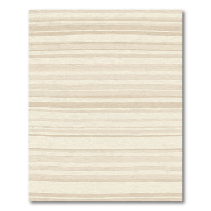 Tonal Horizontal Stripe Abstract Rug