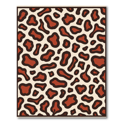 Bold Red Animal Spots Rug