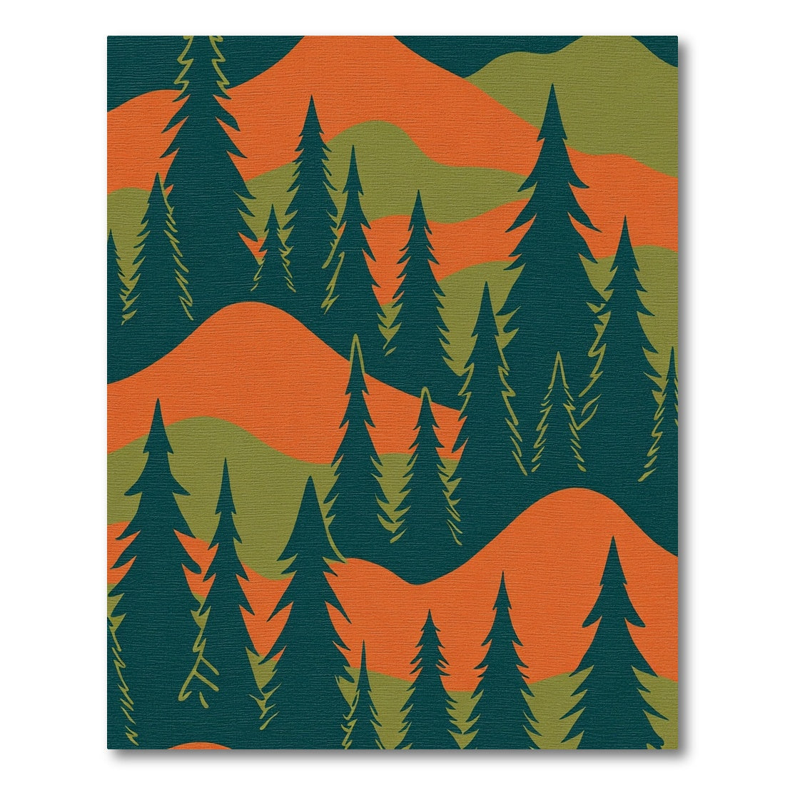 Forest Hills Teal Orange Grove Rug