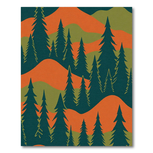 Forest Hills Teal Orange Grove Rug