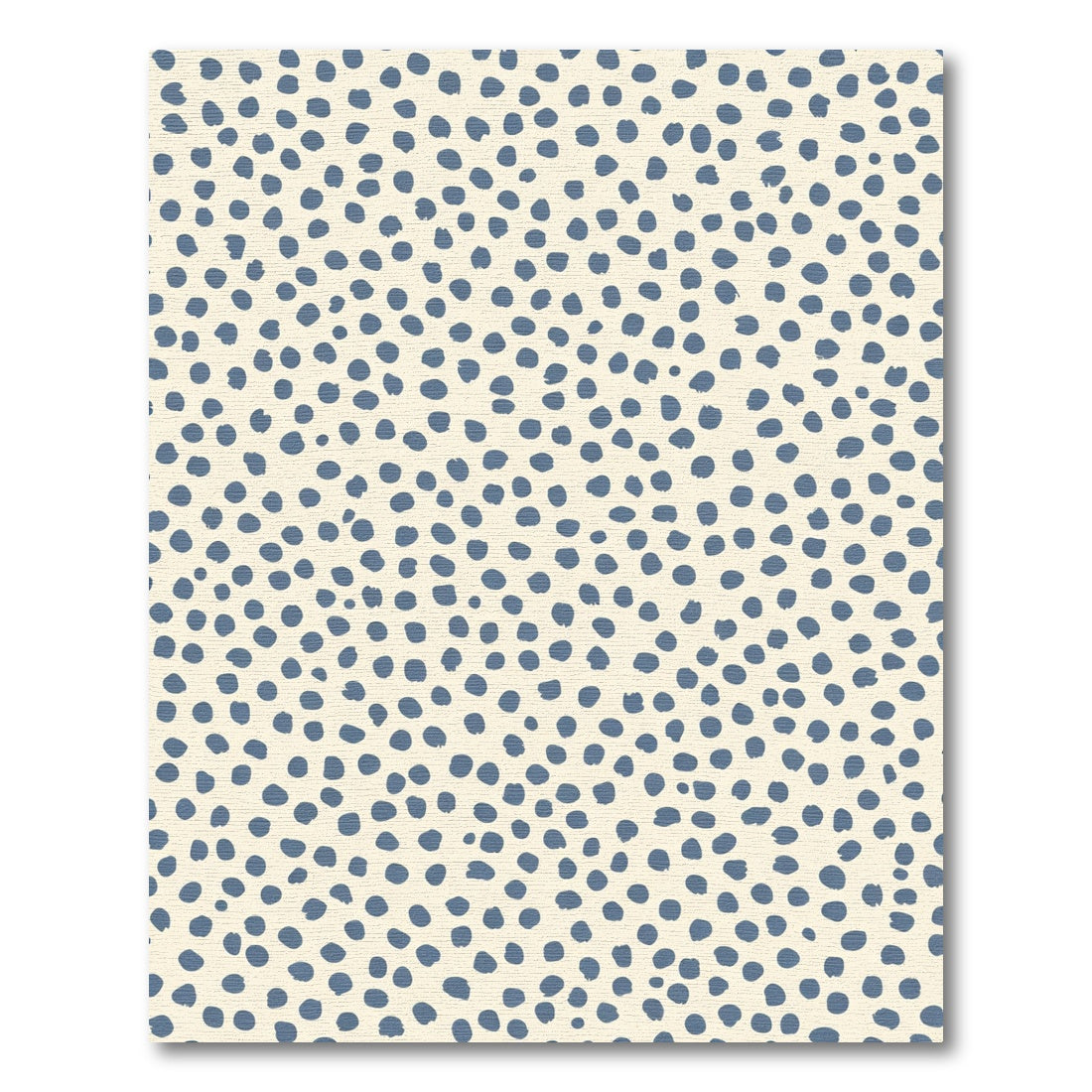 Coastal Blue Dotted Abstract Rug