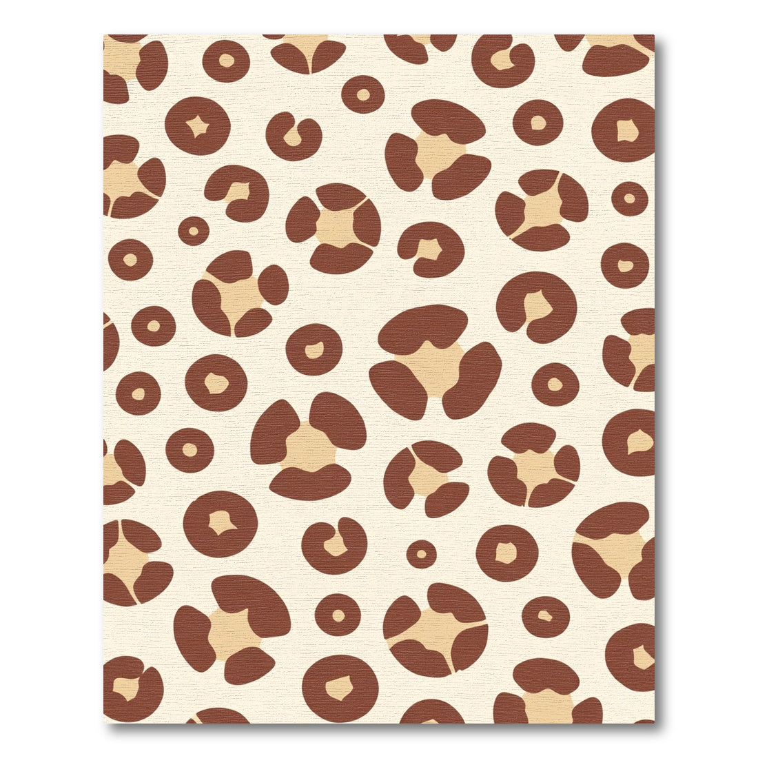 Caramel Leopard Spots Composition Rug