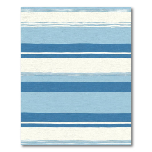 Coastal Stripe Blues and Cream Rug