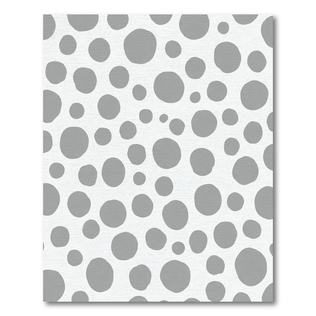 Gray Dots Scatter Art Rug