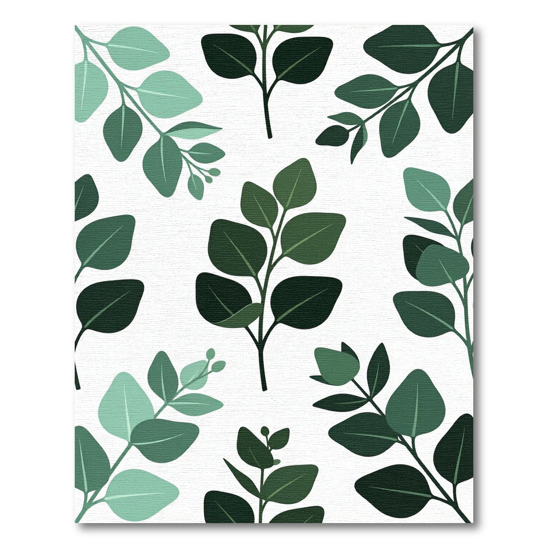 Eucalyptus Leaf Botanical Garden Rug