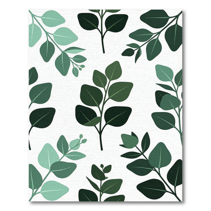 Eucalyptus Leaf Botanical Garden Rug
