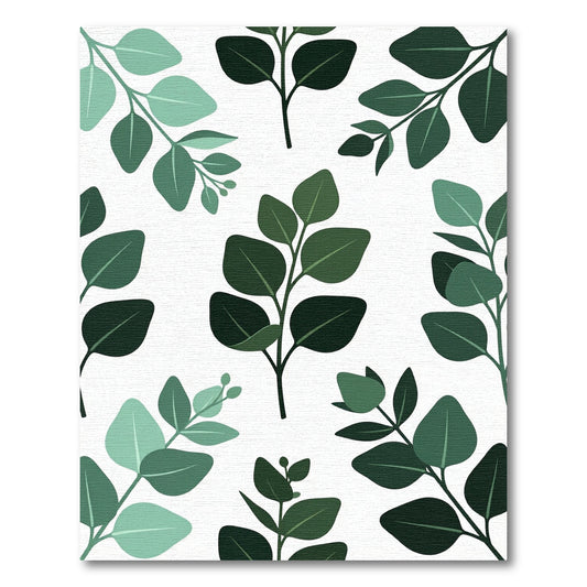 Eucalyptus Leaf Botanical Garden Rug